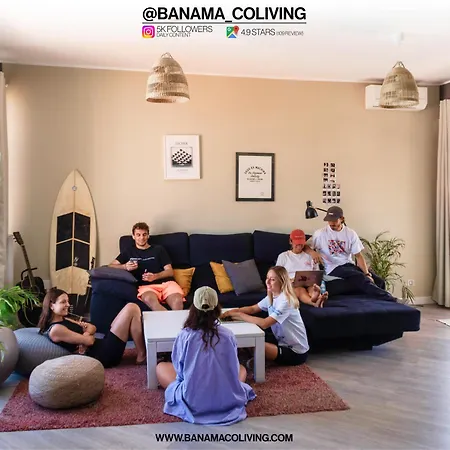 ゲストハウス Banama Surfhouse - Coliving Coworking & Yoga コラレホ